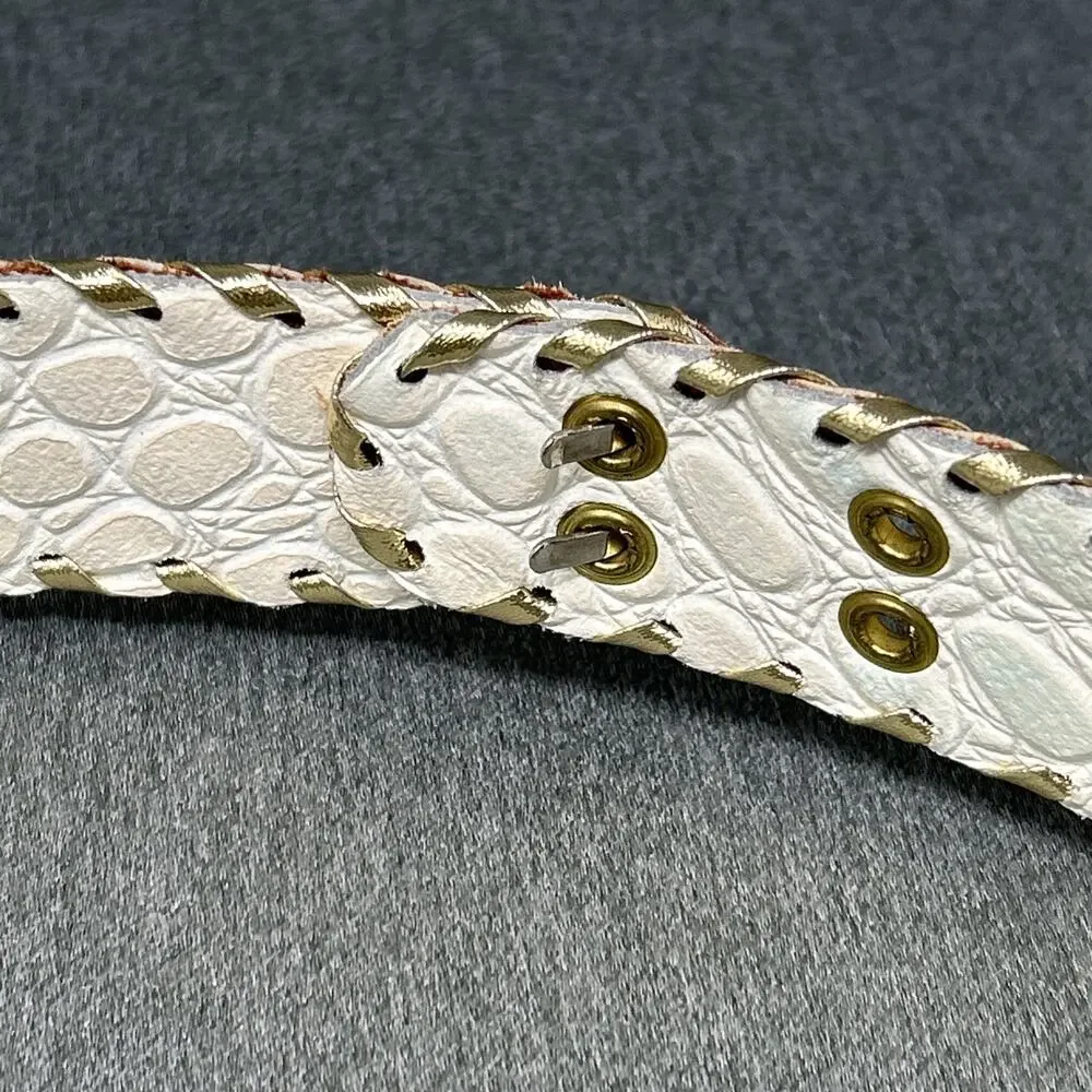 OOAK Handmade Belt Statement Sculptural Wearable Art Nouveau Fits Waists 25"-33" - Picture 10 of 12